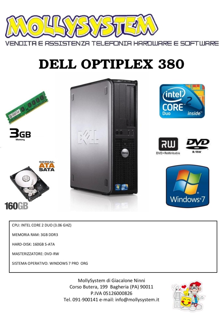 COMPUTER RICONDIZIONATO DAL PRODUTTORE DELL OPTIPLEX 380